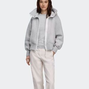 Canada Goose Women's Light Gray Bomber Jacket